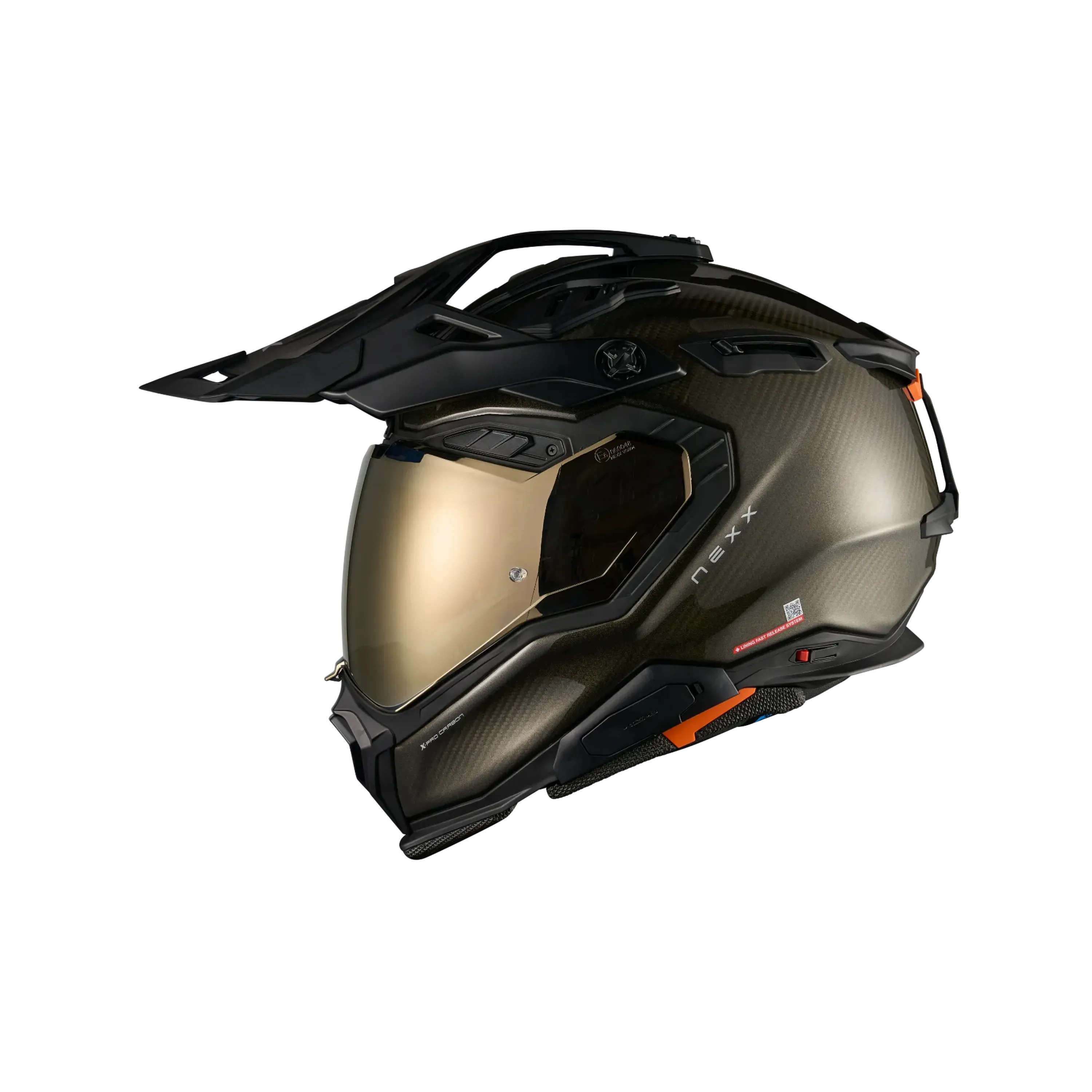Nexx X.WED3 "Golden Dune" Carbon, Enduro Helm